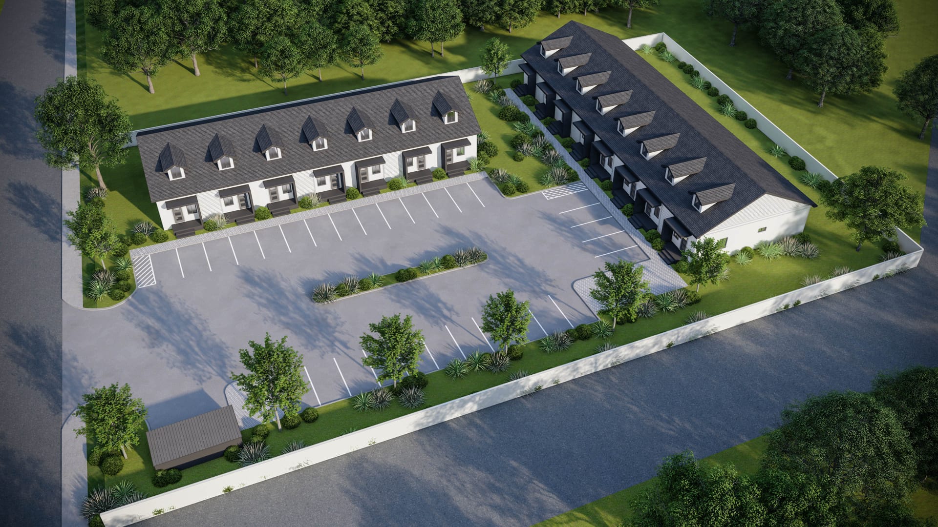 Aerial view of NorthPalm Heights development in Northward, Grand Cayman